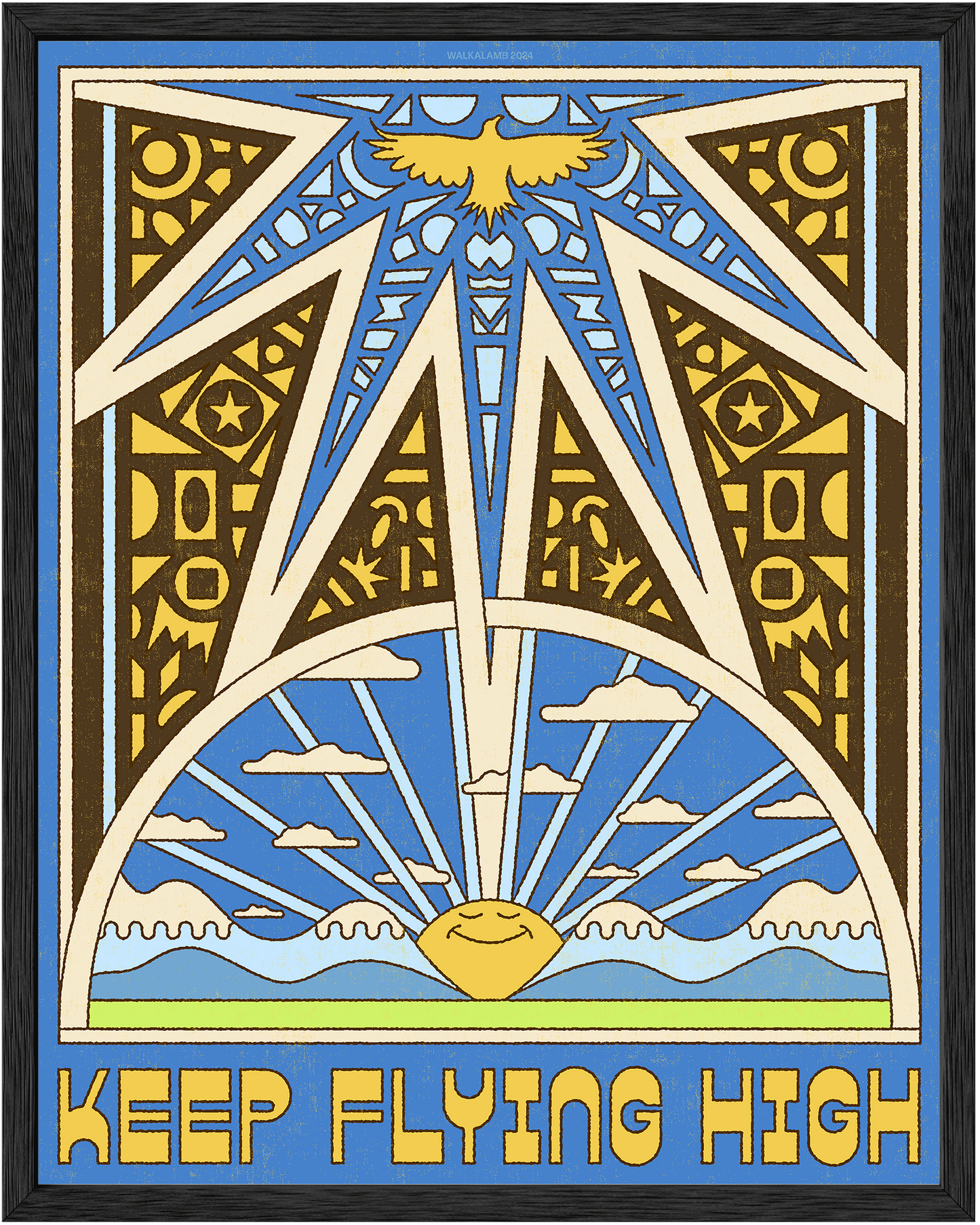 KEEP FLYING HIGH POSTER