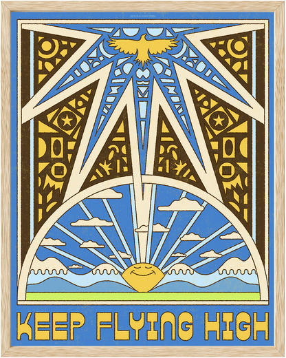 KEEP FLYING HIGH POSTER