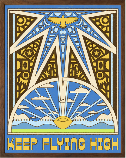KEEP FLYING HIGH POSTER