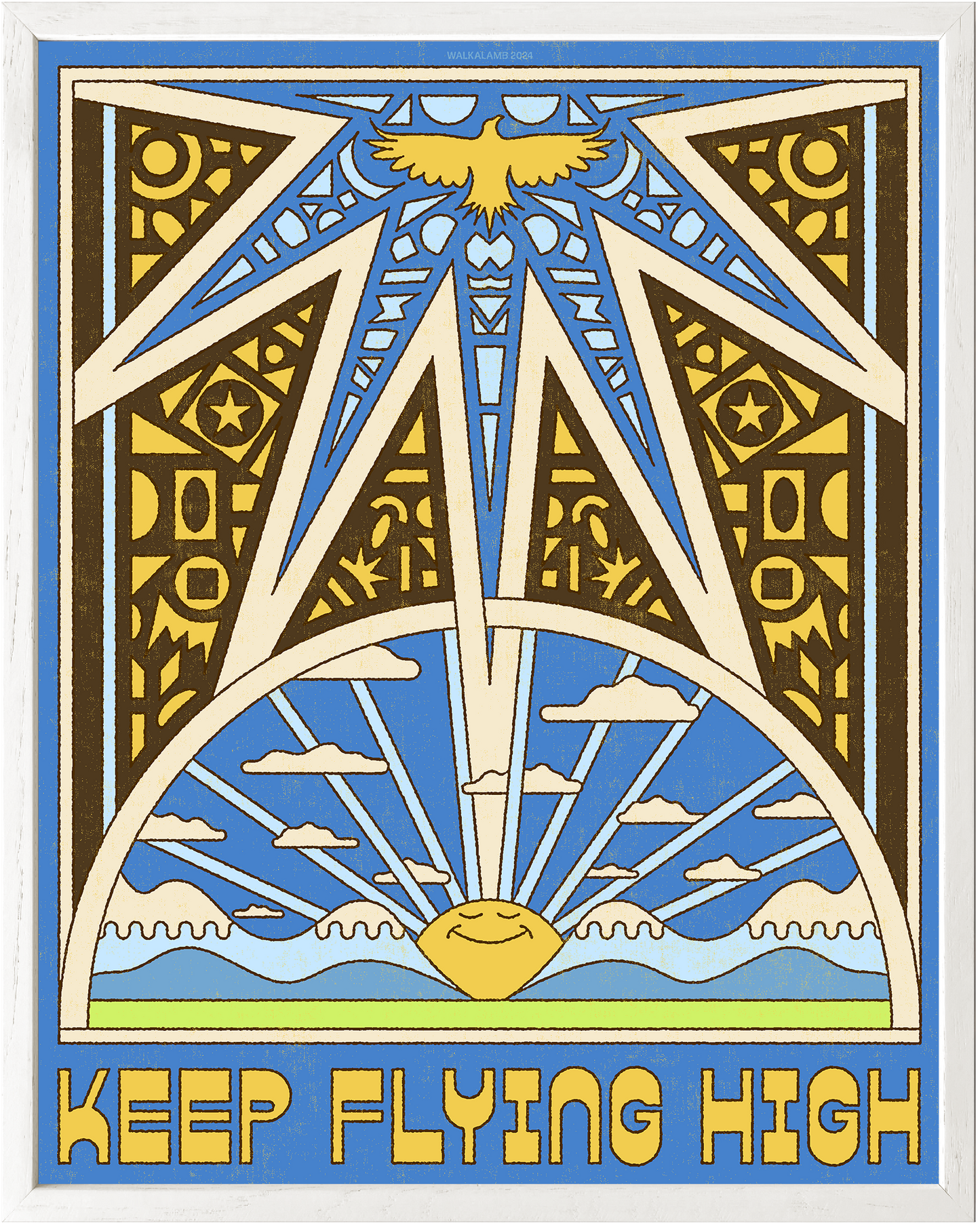 KEEP FLYING HIGH POSTER