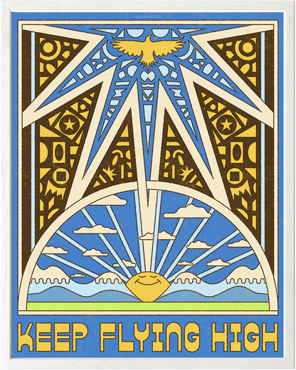 KEEP FLYING HIGH POSTER