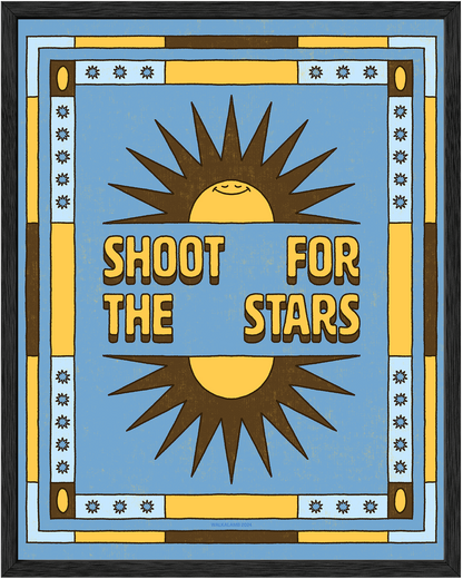 SHOOT FOR THE STARS POSTER